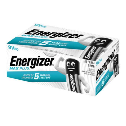 ENERGIZER - Batteria da 9V Alcalina/manganese Max Plus Industrial conf.20 (E301323203)_0