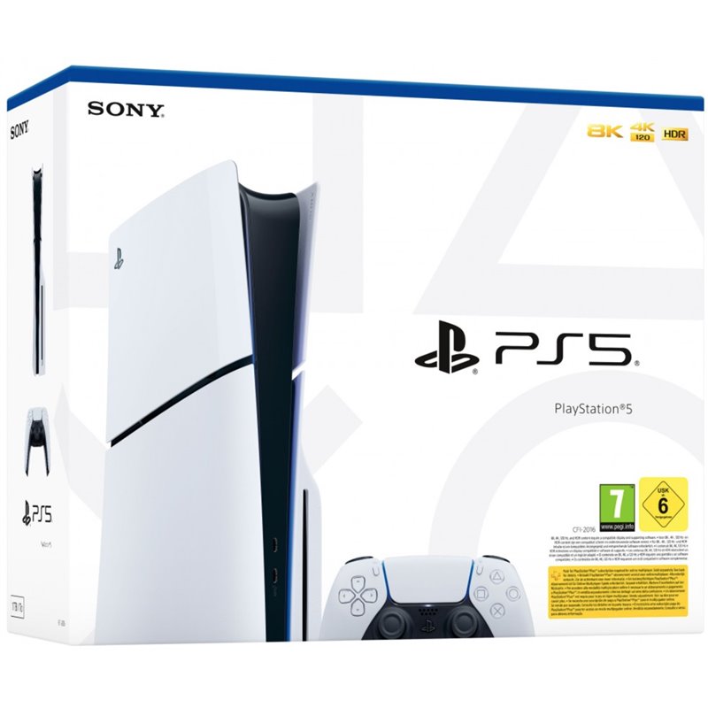 Sony PlayStation 5 Slim Standard Edition 1TB SSD