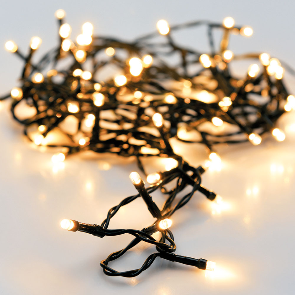 Grinalda a pilhas multifunções 48 leds branco quente cabo preto ip44 4m_0