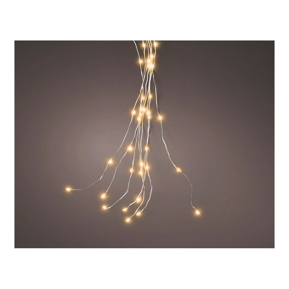 Grinalda micro led 640 leds branco quente fixa 6,90m_0