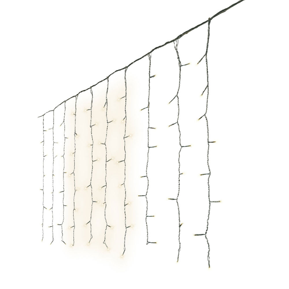 Cortina led intermitente, 240 leds branco quente, ip44 225x150cm_0