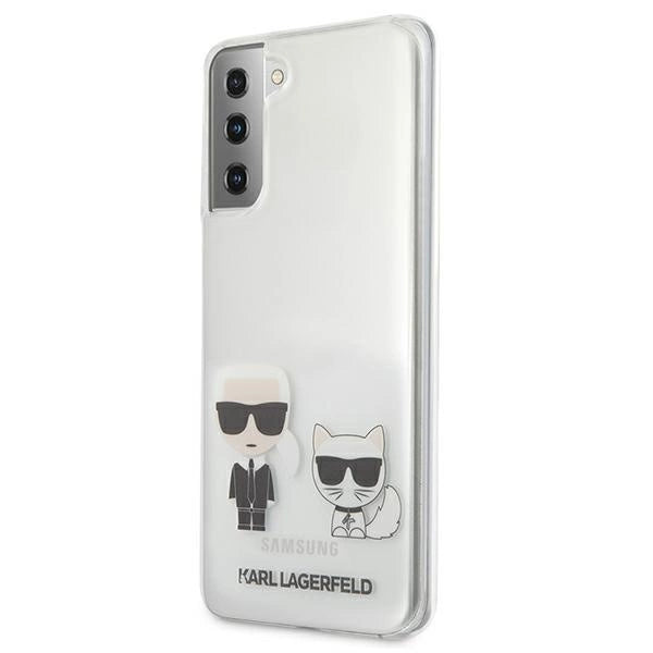 Karl Lagerfeld KLHCS21MCKTR S21+ G996 hardcase Transparent Karl & Choupette_1