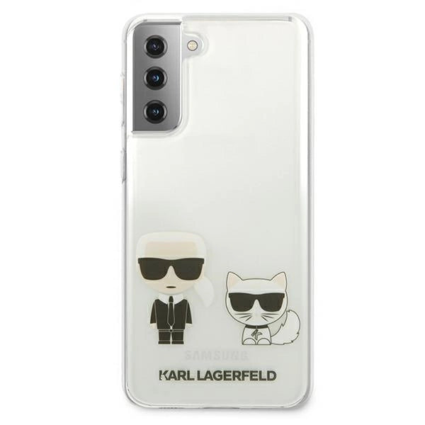 Karl Lagerfeld KLHCS21MCKTR S21+ G996 hardcase Transparent Karl & Choupette_2