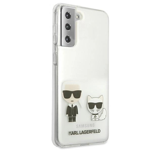 Karl Lagerfeld KLHCS21MCKTR S21+ G996 hardcase Transparent Karl & Choupette_3
