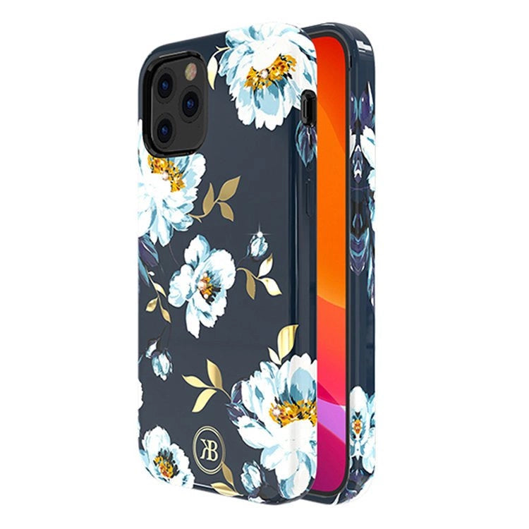 Kingxbar Blossom case decorated with original Swarovski crystals iPhone 12 Pro Max multicolour (Gardenia)_1