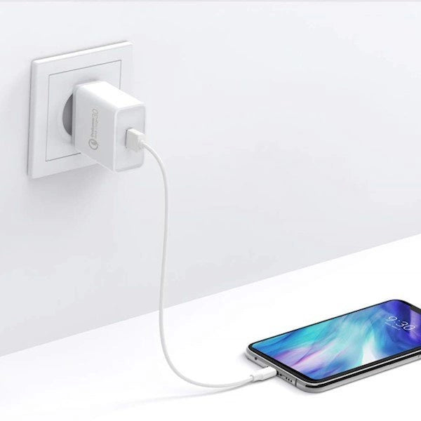 Ugreen CD122 Quick Charge 3.0 18W 3A USB Fast Charger White (10133)_2