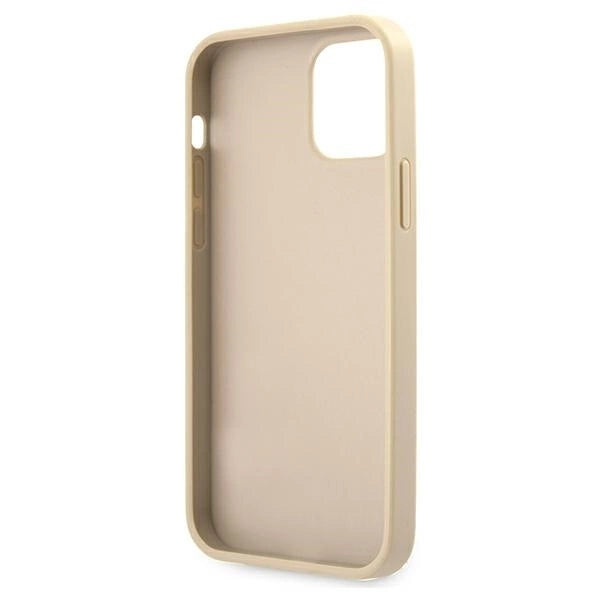 Guess GUHCP12LRSAVSLG iPhone 12 Pro Max 6.7" gold/gold hardcase Saffiano Vintage Script_6