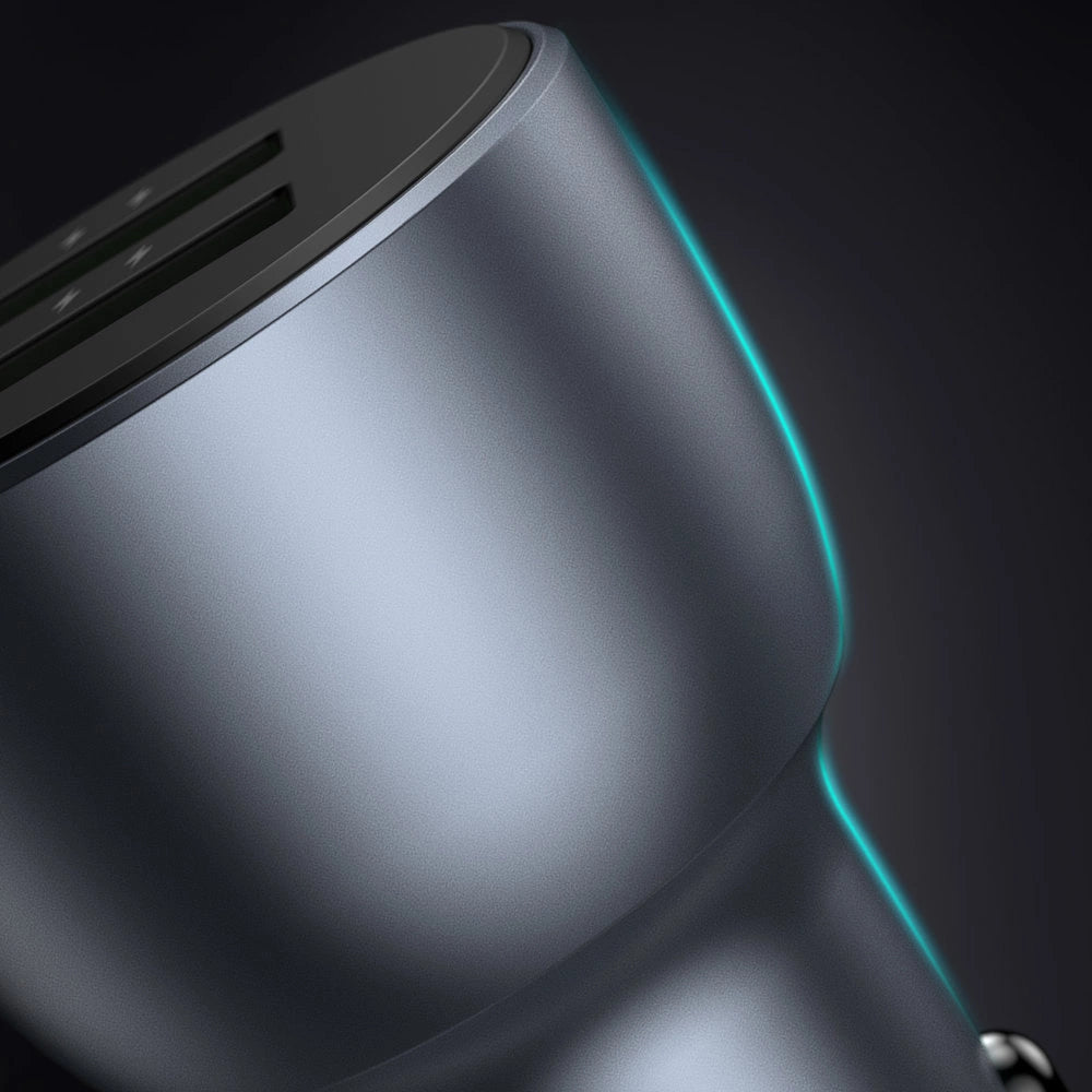 Ugreen fast car charger 2x USB 36W Quick Charge SCP FCP AFC gray (CD213 10144)_6
