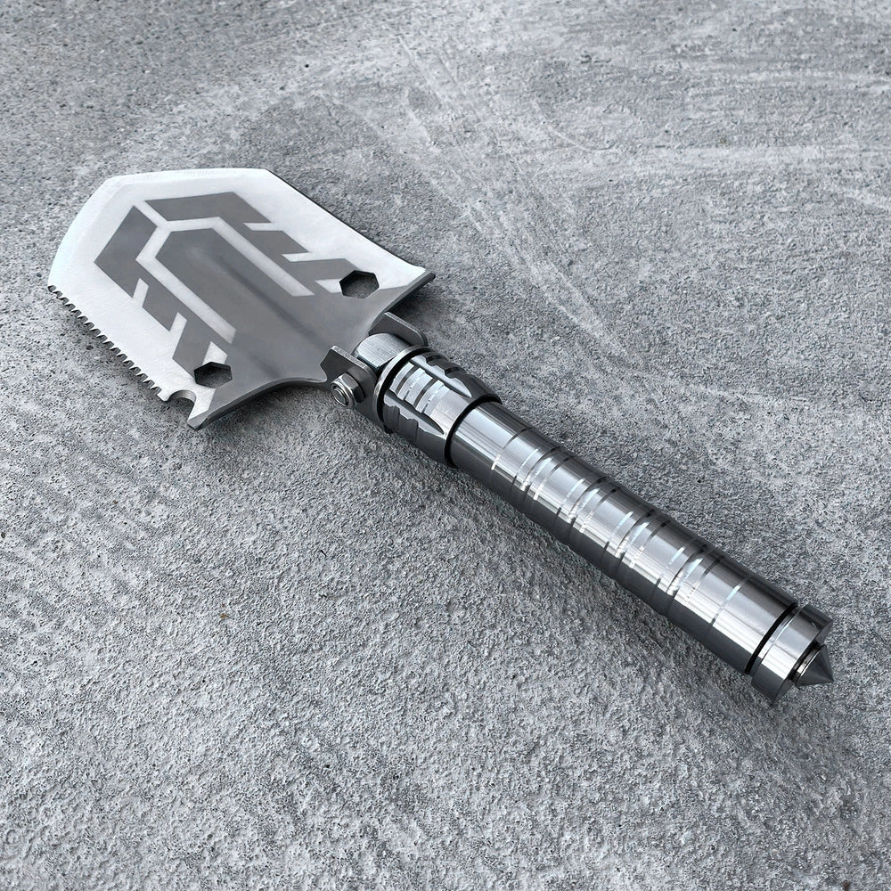 Survival shovel 10-in-1 folding shovel with knife, screwdriver, glass breaker_11