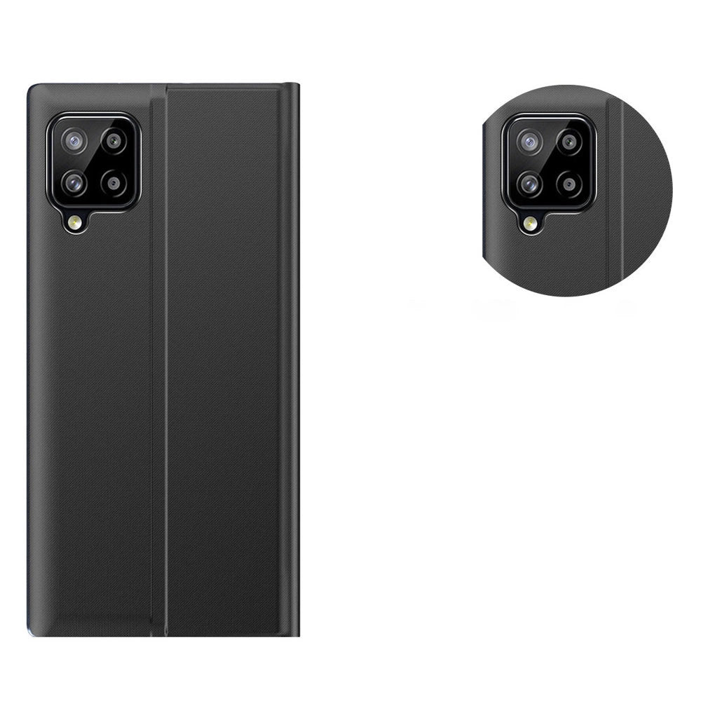 Sleep Case Bookcase Type Case with Smart Window for Samsung Galaxy A22 4G black_4