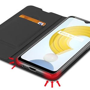 Dux Ducis Skin Pro Bookcase type case for Realme C21 black_10
