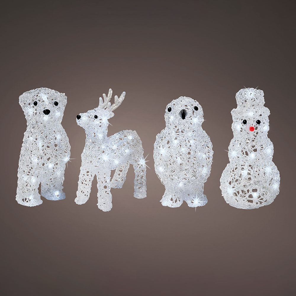 Figuras animais de natal para exterior a pilhas modelos sortidos 491031_0