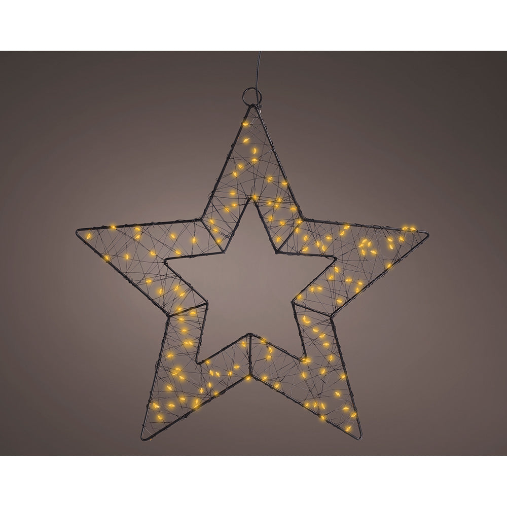 Figura microled estrela de metal, exterior ø38cm_0