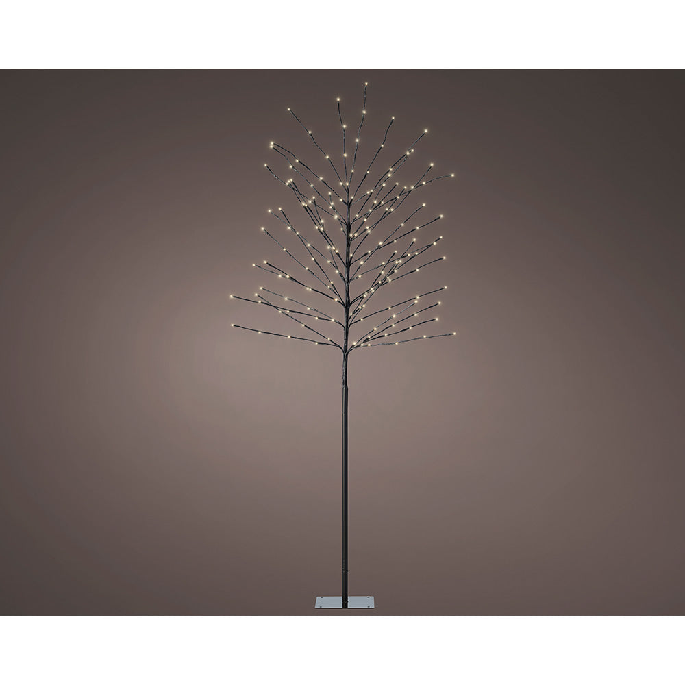 Ãrvore iluminada exterior 160 leds luz quente ø70 cm x 1,80 m_0