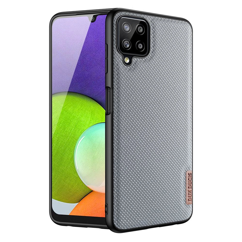 Dux Ducis Fino case covered with nylon material for Samsung Galaxy A22 4G gray_0