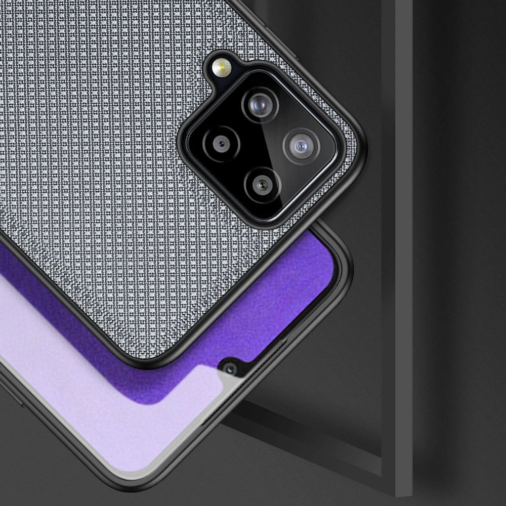 Dux Ducis Fino case covered with nylon material for Samsung Galaxy A22 4G gray_3