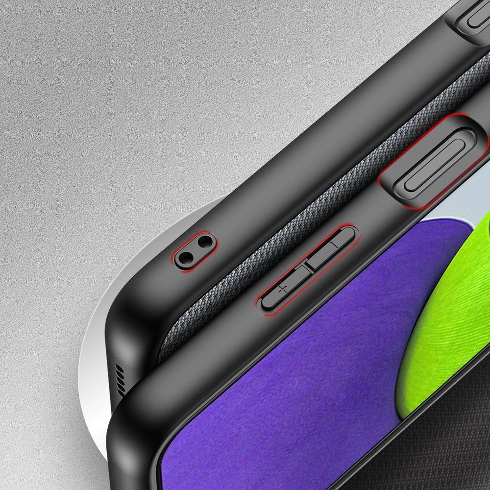 Dux Ducis Fino case covered with nylon material for Samsung Galaxy A22 4G gray_6