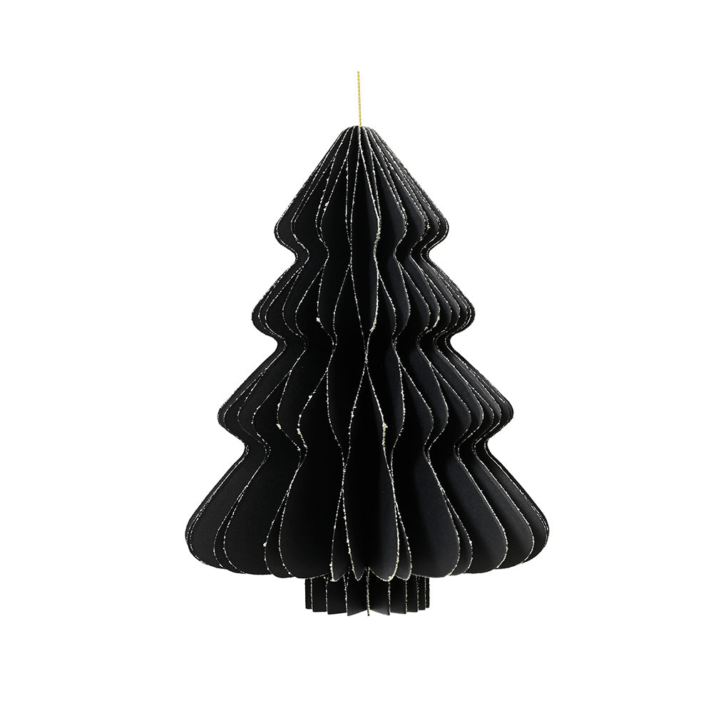 Ãrvore de papel preto ø30 x 40 cm_0