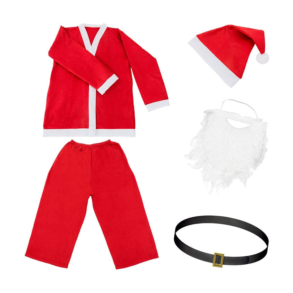 Fantasia de papai noel de 5 peças_0