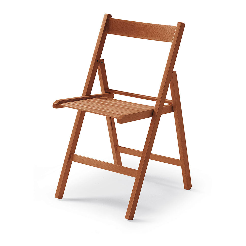 Cadeira dobravel de madeira natural cor cereja 79x42,5x47,5cm_0