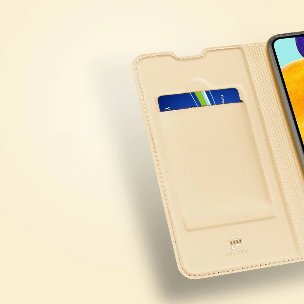 Dux Ducis Skin Pro Bookcase type case for Samsung Galaxy A03s golden_13