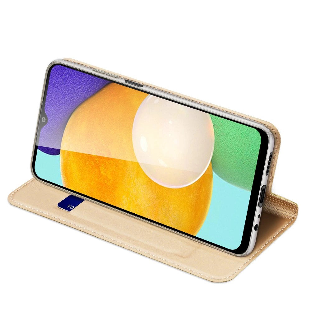 Dux Ducis Skin Pro Bookcase type case for Samsung Galaxy A03s golden_3