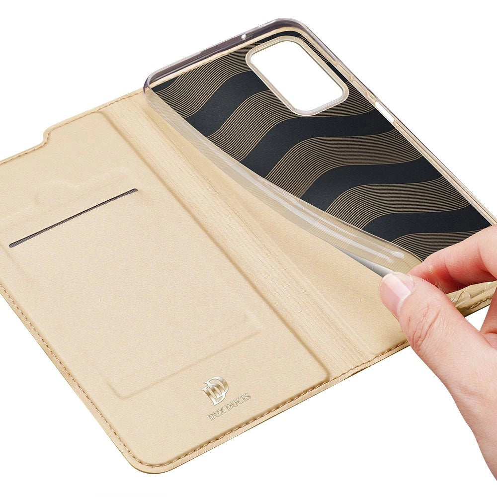 Dux Ducis Skin Pro Bookcase type case for Samsung Galaxy A03s golden_8