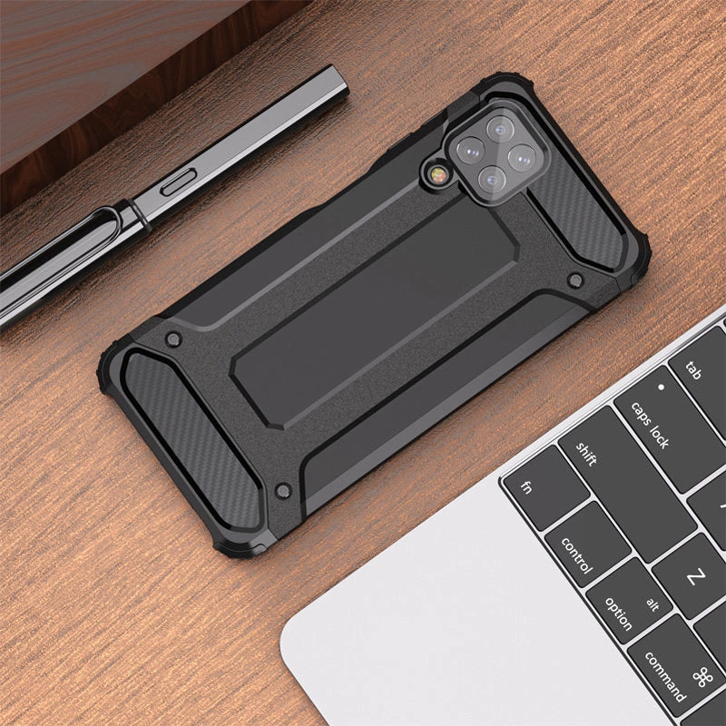 Hybrid Armor Case Tough Rugged Cover for Samsung Galaxy A22 4G blue_1