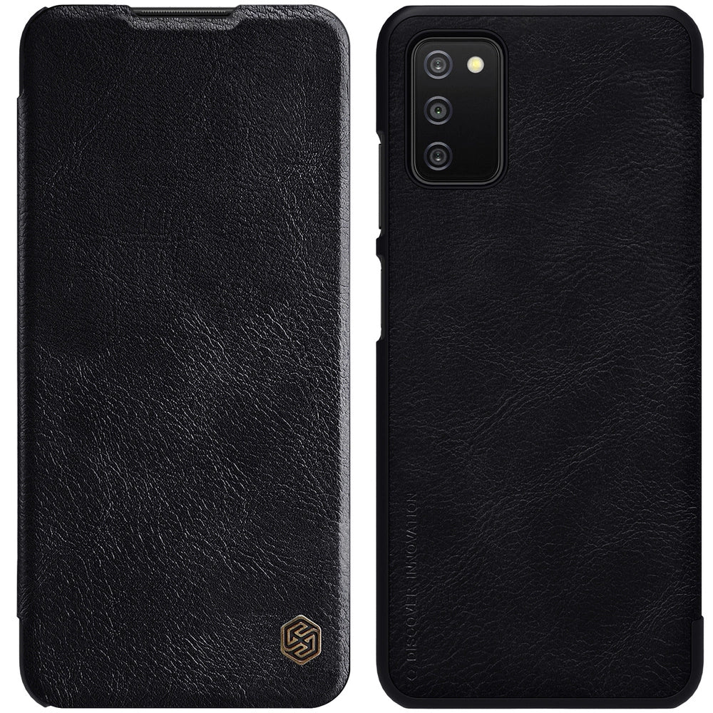 Nillkin Qin leather holster case for Samsung Galaxy A03s black_0