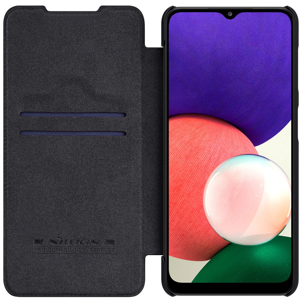 Nillkin Qin leather holster case for Samsung Galaxy A22 4G black_3