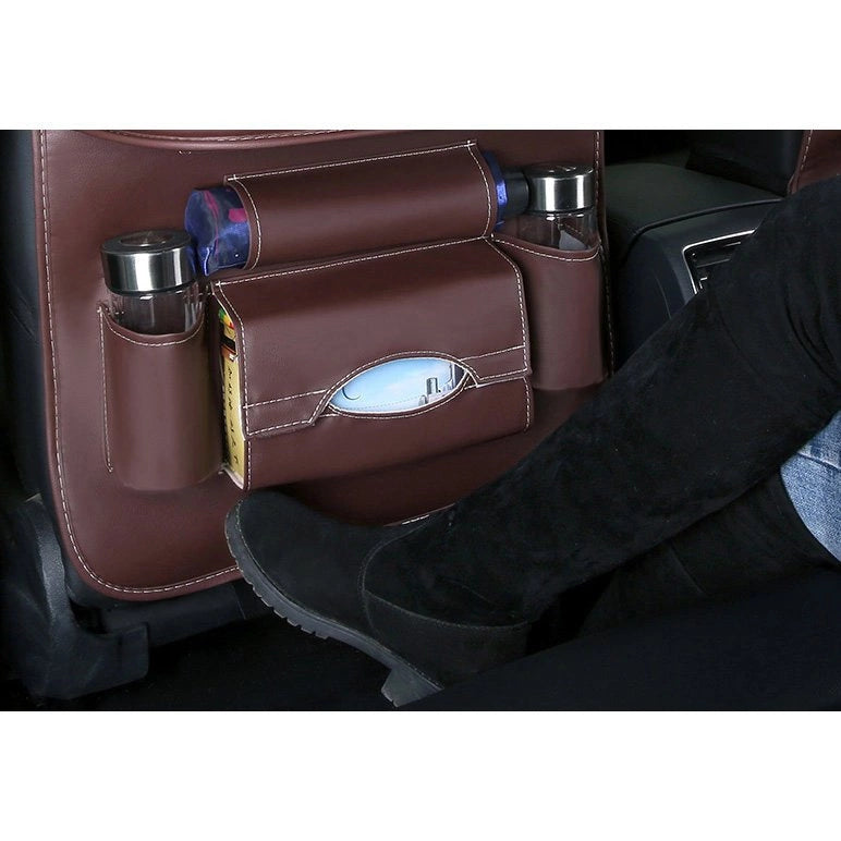 Car seat organizer seat protector seat cover shelf mini car table black_10