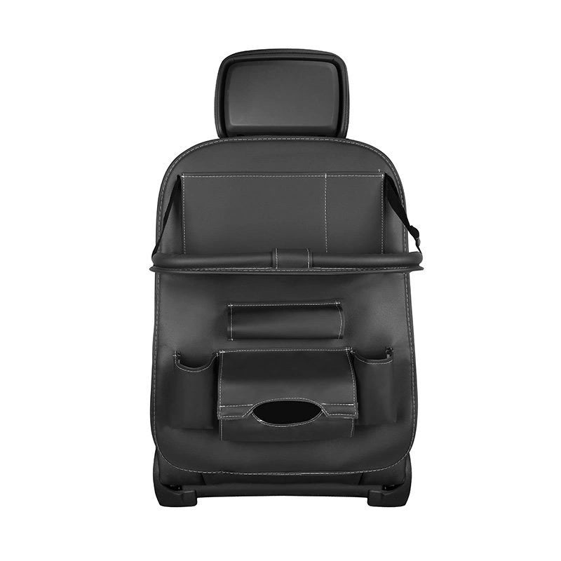 Car seat organizer seat protector seat cover shelf mini car table black_3