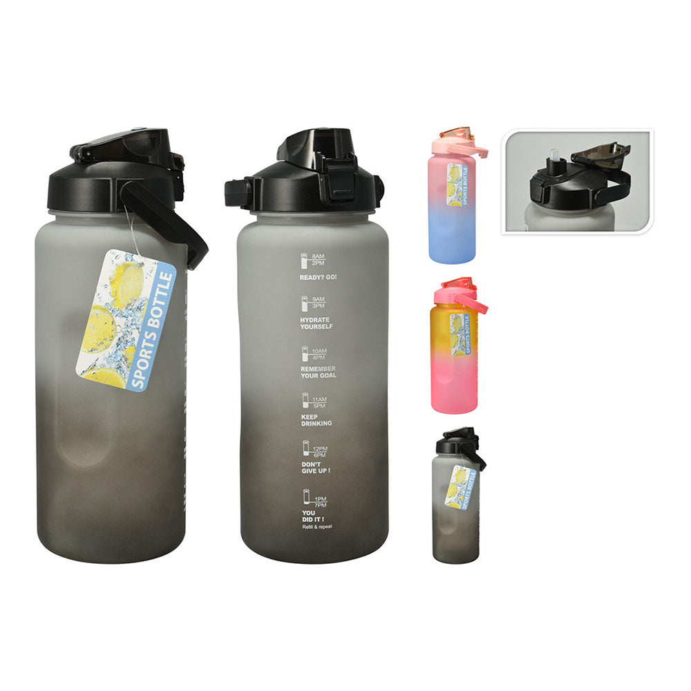 Garrafa de água, 2000 ml, cores sortidas_0