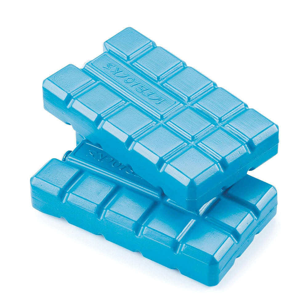 Pack de 2 acumuladores de gelo portáteis 200cl 15x8x2cm cores variadas_0
