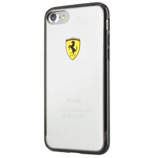 Ferrari Hardcase FEHCP7BK iPhone 7/8/SE 2020 / SE 2022 black/transparent Racing Shield_0