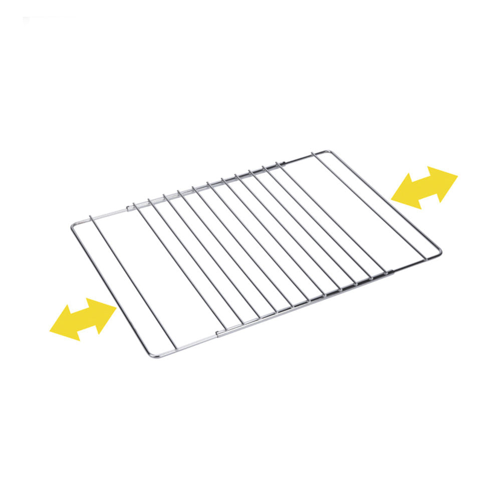 Grelha extensÃvel cromada para forno de 38,5cm até 55x31.5cm_0
