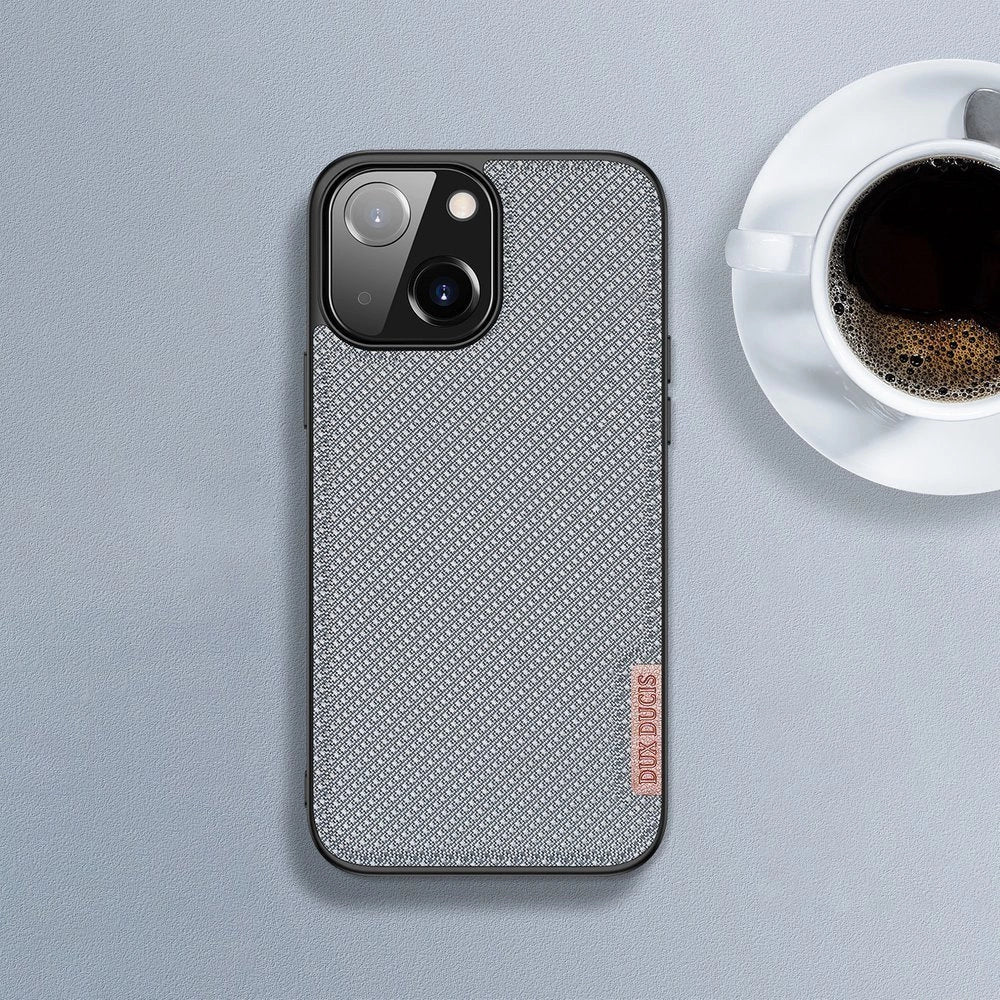 Dux Ducis Fino case covered with nylon material for iPhone 13 mini green_12