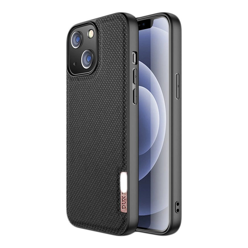 Dux Ducis Fino case covered with nylon material for iPhone 13 mini green_15