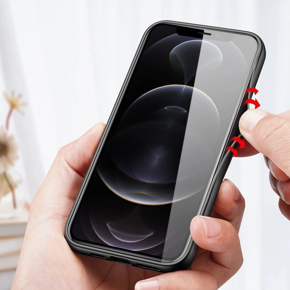 Dux Ducis Fino case covered with nylon material for iPhone 13 Pro gray_7