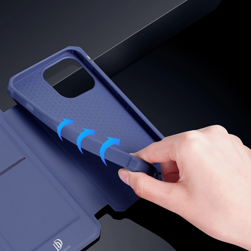 DUX DUCIS Skin X Bookcase type case for iPhone 13 Pro blue_10
