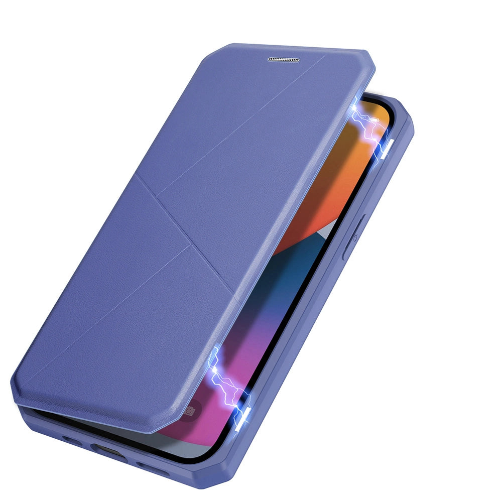 DUX DUCIS Skin X Bookcase type case for iPhone 13 Pro blue_6