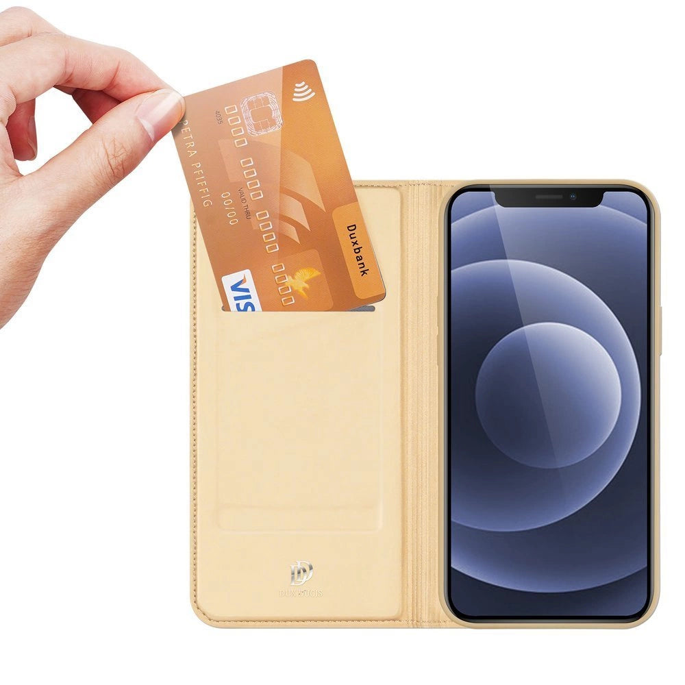 Dux Ducis Skin Pro Bookcase type case for iPhone 13 golden_1