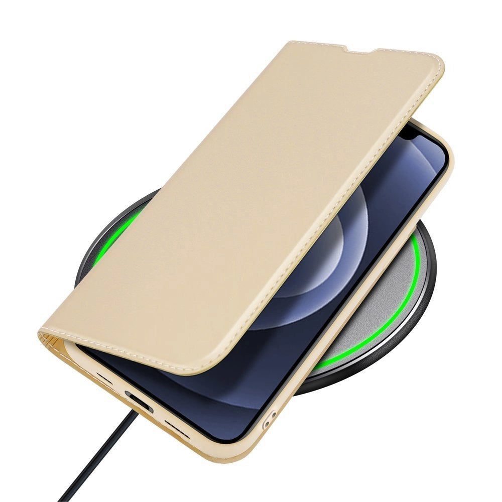 Dux Ducis Skin Pro Bookcase type case for iPhone 13 golden_5