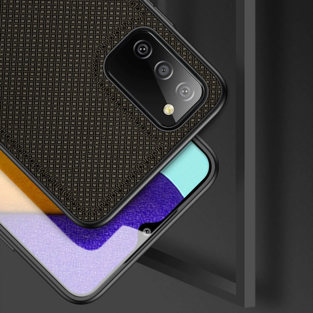 Dux Ducis Fino case covered with nylon material for Samsung Galaxy A03s green_3