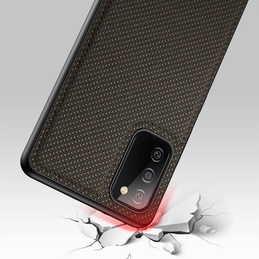 Dux Ducis Fino case covered with nylon material for Samsung Galaxy A03s green_5