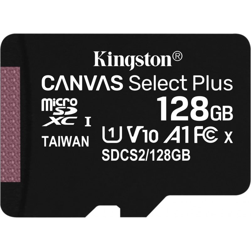 Cartão de memória Kingston Technology Canvas Select Plus 128GB MicroSDXC Classe 10 UHS-I_1