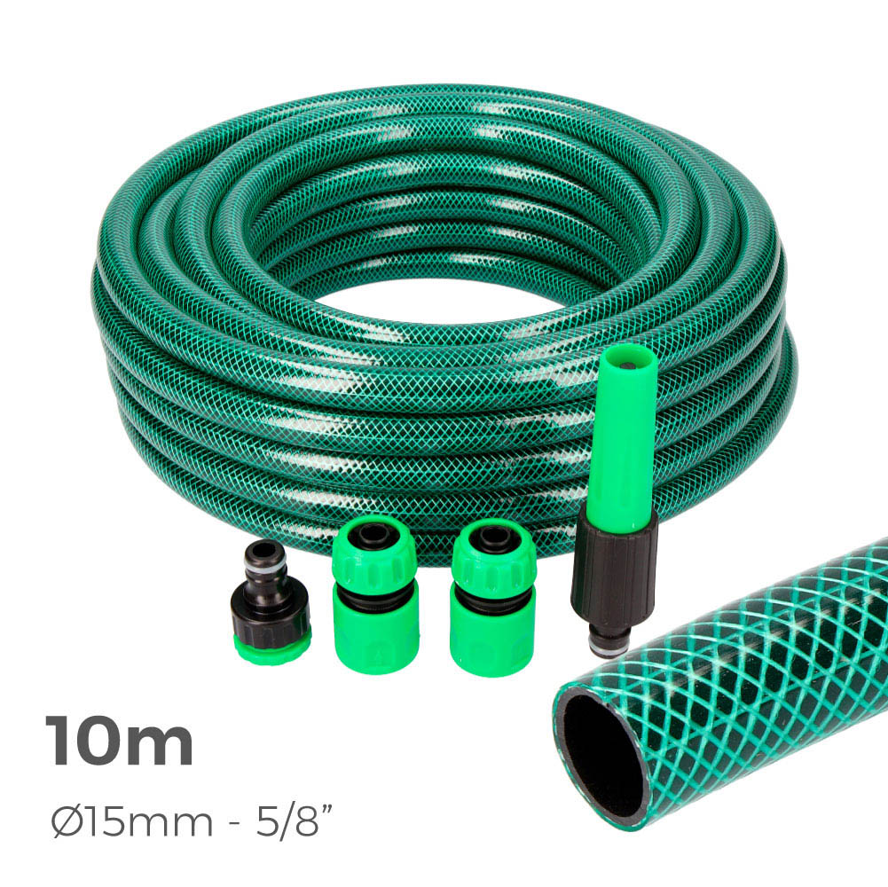 Kit de tuyau d'arrosage basic 10 m (5/8" 15 mm)_0