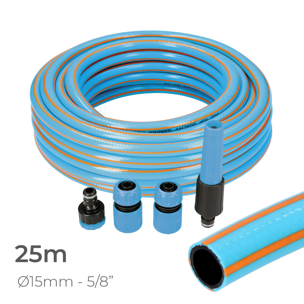 Kit de mangueiras de jardim pro 25 m (5/8" 15 mm)_0