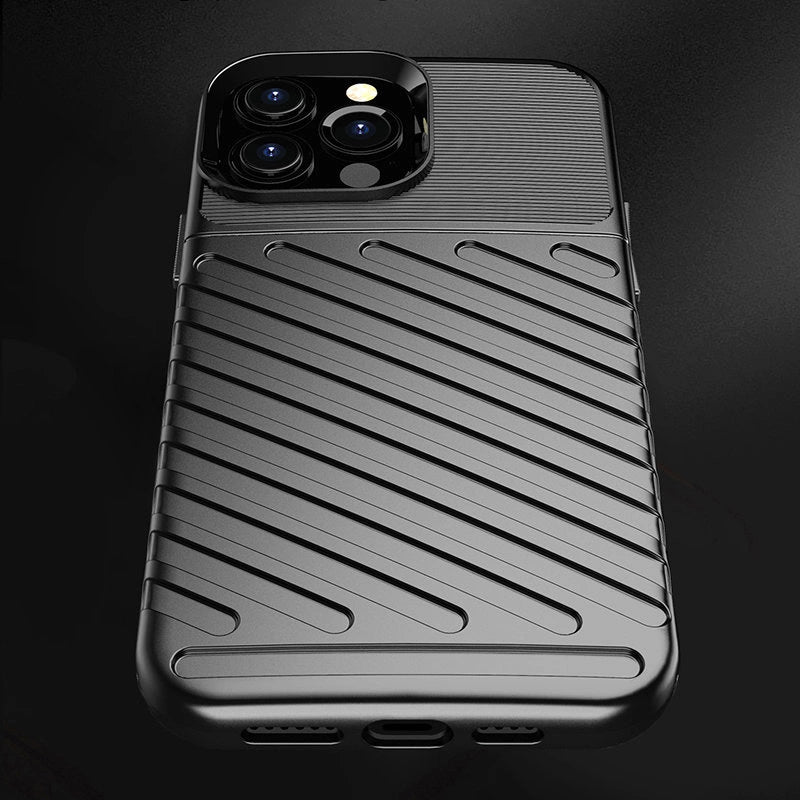 Thunder Case Flexible Tough Rugged Cover TPU Case for iPhone 13 Pro Max green_7