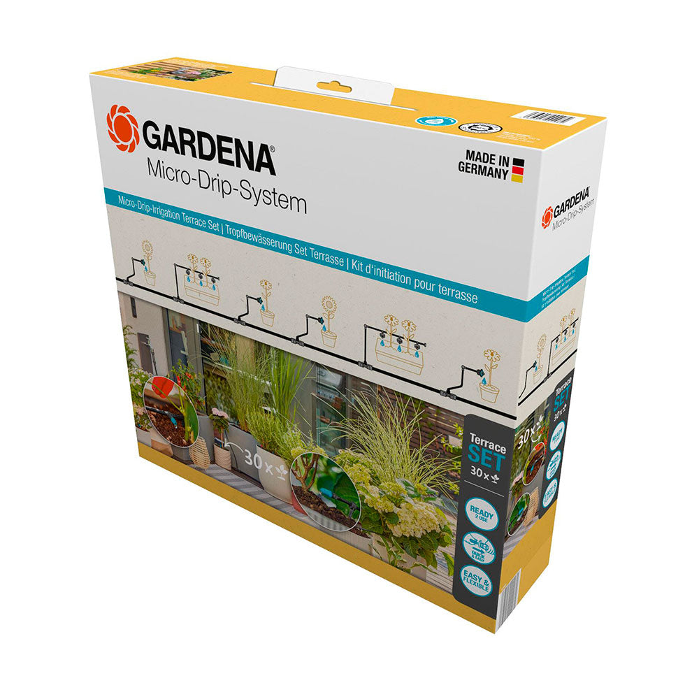 Micro-Drip-System Tropfbewässerung Set Terrasse, 30 Pflanzen, Tropfer_0